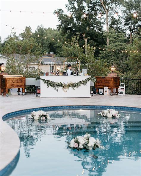 21 Wedding Pool Party Decoration Ideas For Your Backyard Wedding