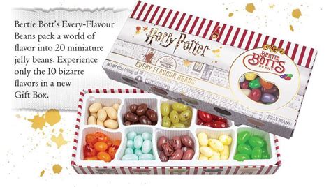 Harry Potter Bertie Bott's Every-Flavor Beans Gift Box | Jujubas, Harry potter doces, Doces ...