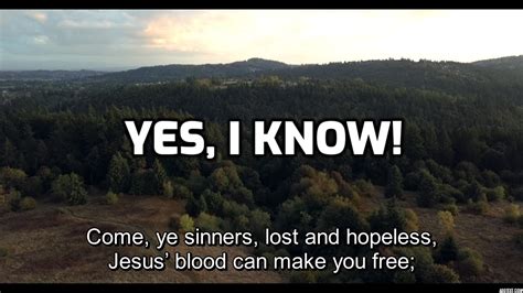 Yes, I Know!- Lyrics - Old Bible Hymns - Acapella - YouTube