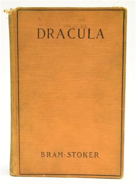 Sold Price: Bram Stoker's Dracula First Edition Hardback Book - Invalid date CST