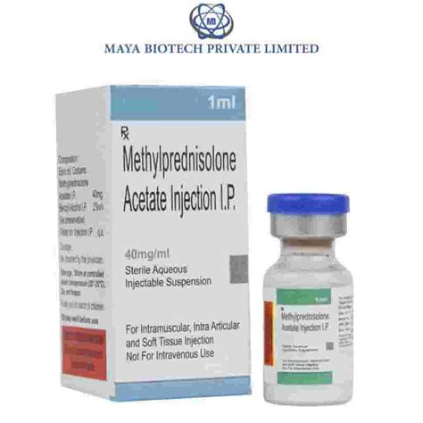 Methylprednisolone Acetate Injection Manufacturer In India