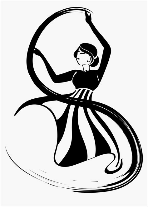 Ghoomar Dance Cover Ghoomar Dance Clipart Png- - Ghoomar Dance Black ...