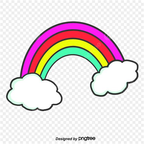 Creativity Clipart Vector, Vector Creative Rainbow, Rainbow Clipart, Rainbow, Vector Rainbow PNG ...