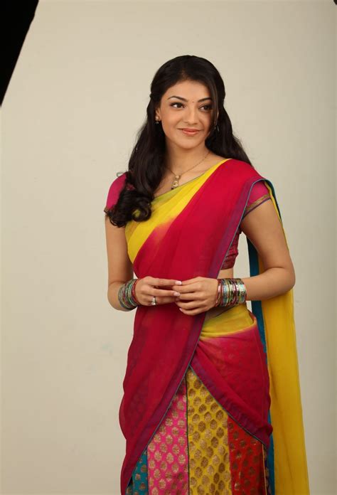 Kajal Agarwal In Saree Wallpapers - Wallpaper Cave