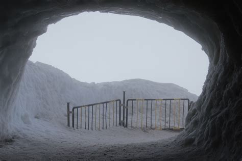 Free Images : snow, winter, tunnel, formation, infrastructure, landform ...