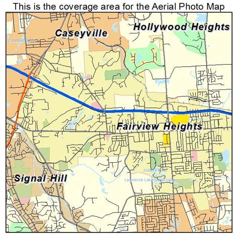 Aerial Photography Map of Fairview Heights, IL Illinois