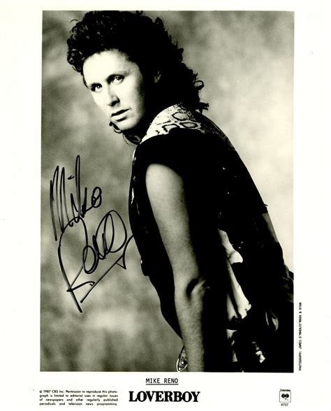 MIKE RENO FROM LOVERBOY PROMOTIONAL PHOTOGRAPH SIGNED | eBay