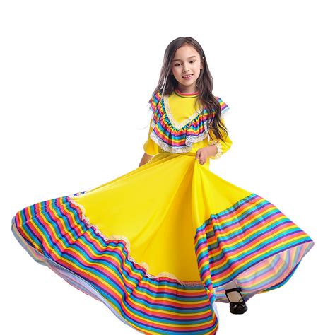 Kids Mexican Traditional Dress Costume – Costumescenter