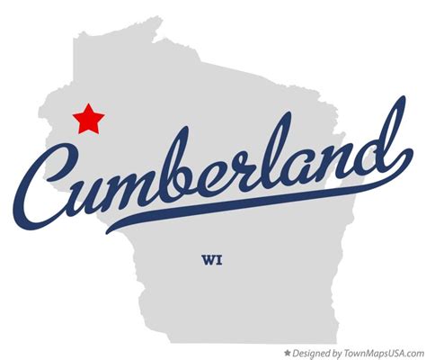 Map of Cumberland, WI, Wisconsin