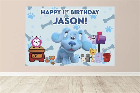 Personalized Banners, Custom Banners, Personalized Birthday, Personalised, Paw Birthday ...