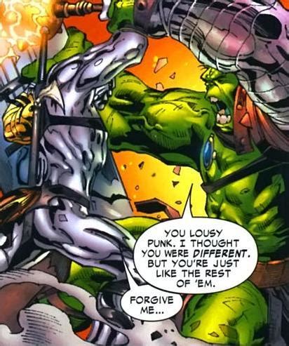 "Hero Envy" The Blog Adventures: HULK VS SILVER SURFER