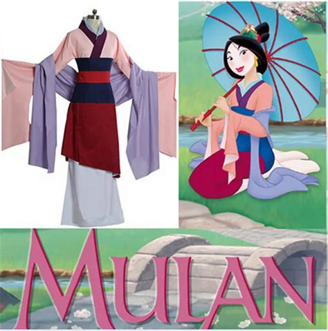 Mulan legendary warrior Costume Mulan Costume Cosplay For the Adult Women kimono Custom Made ...