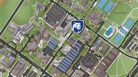 Penn State University University Park Campus Map - United States Map