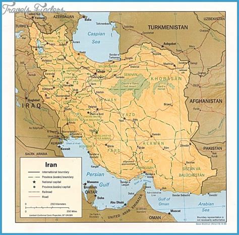 Iran Map Tourist Attractions - TravelsFinders.Com