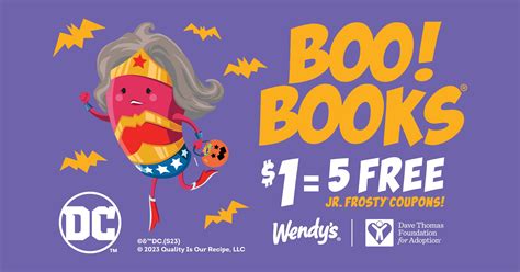 Wendy’s Frosty Boo! Books are a Good Deal for a Good Cause