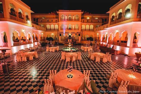 Aashna and Karan, The JaiBagh Palace, Jaipur | Wedding backdrop decorations, Featured wedding ...