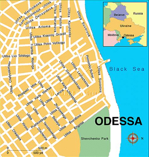 Odessa On Map