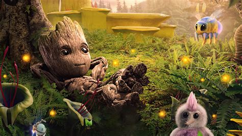 Download Baby Groot TV Show I Am Groot HD Wallpaper