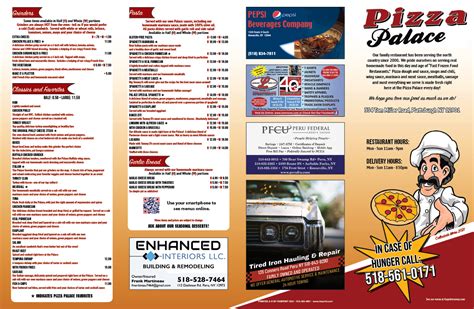 Pizza Palace | Fasprint Menus