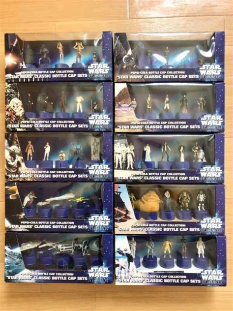 PEPSI COLA BOTTLE Cap Collection Star Wars Classic Sets 1~10 2002 Complete New $169.99 - PicClick