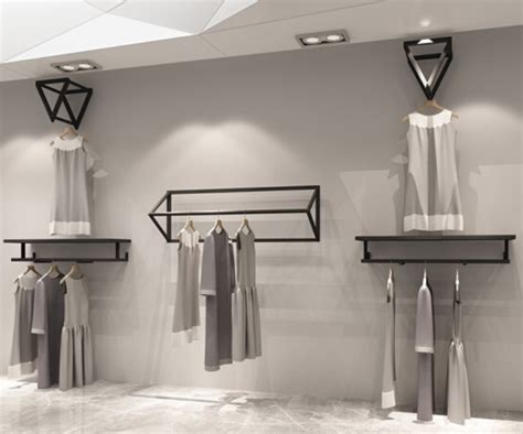 Retail Store Clothing Racks / Wall Shelf Clothes Rack With Different Design