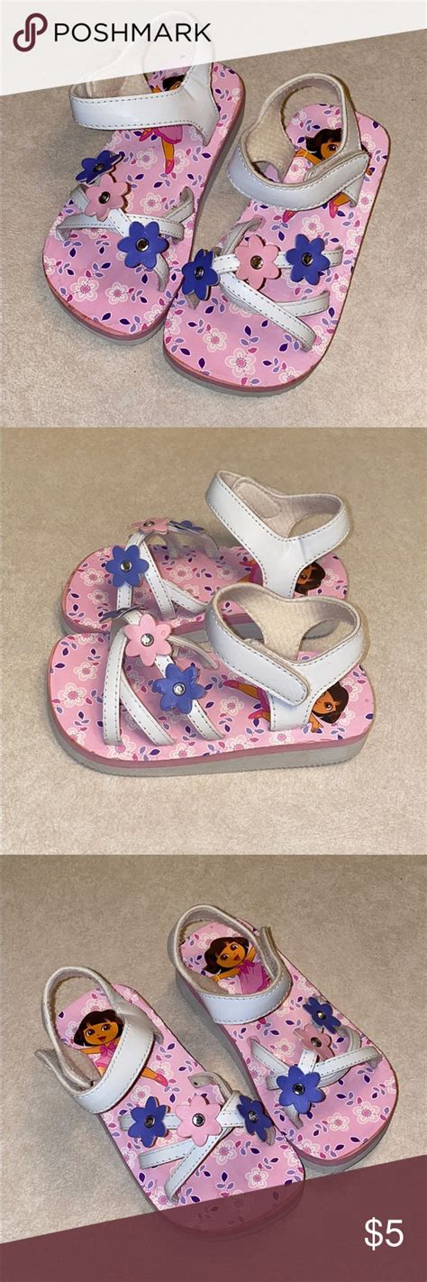 Dora The Explorer Sandals | Dora the explorer, Flip flop sandals, Dora