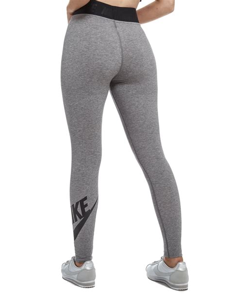 Lyst - Nike High Waisted Leggings in Gray