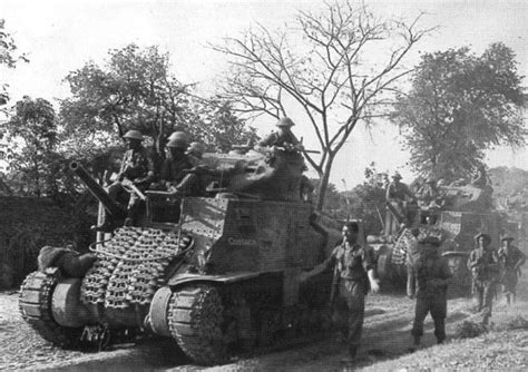 M3 Mk. I "Lee" medium tank in British service in the Burma campaign ...