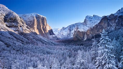 Yosemite National Park Winter 4K Wallpapers | HD Wallpapers | ID #19770