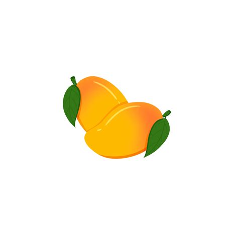 Mango with leaves 22538464 PNG