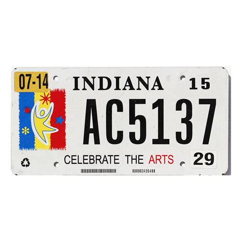 2015 Indiana Celebrate Arts #AC5137 | Specialty Plates