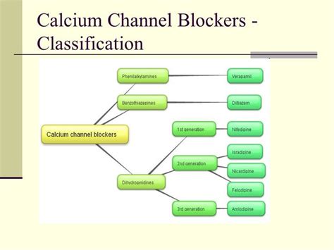 Calcium Channel Blockers and their classifications | Calcium channel ...