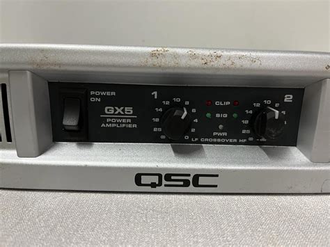 QSC gx5 power amplifier