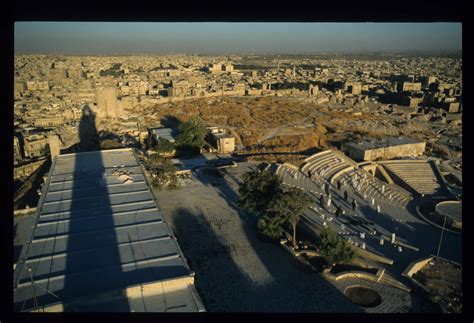 Citadel of Aleppo, general view of the Theater – Syrian Heritage Archive