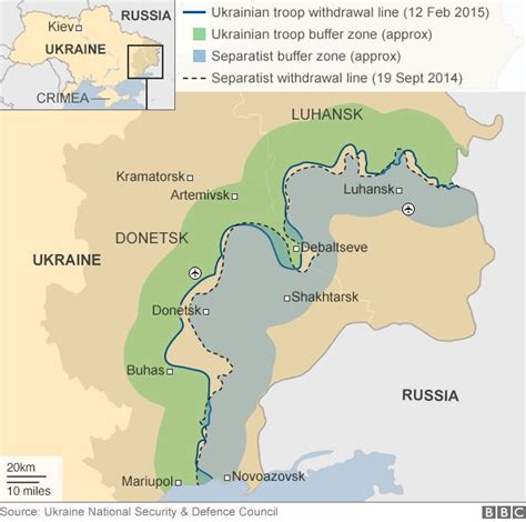 Ukraine crisis in maps - BBC News