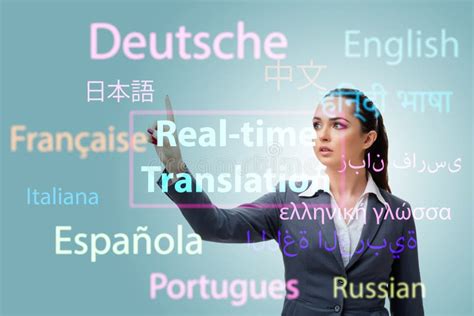 Concept of Online Translation from Foreign Language Stock Image - Image of online, digital ...