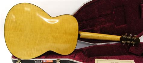 2012 Kevin Almy archtop guitar, natural finish, Hiscox hard case, condition: good