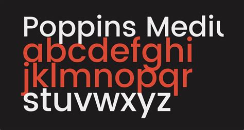 Poppins Medium free Font - What Font Is