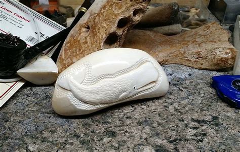 This whales tooth was relief carved by Brian Kulik of Fairbanks Alaska. | Fairbanks alaska ...