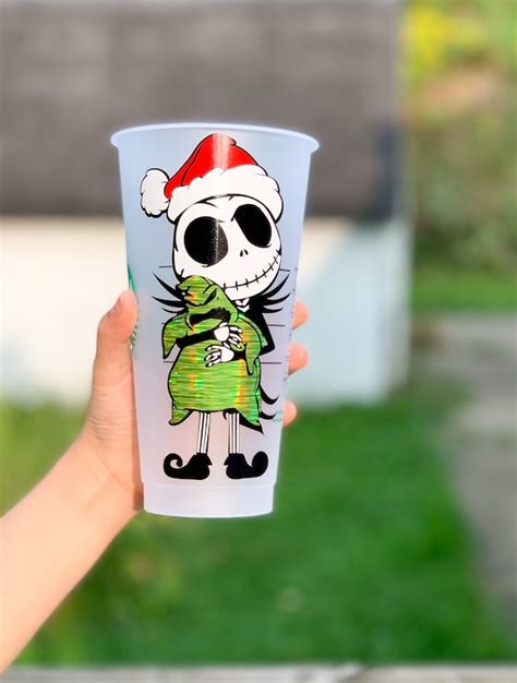 Christmas Baby Jack Skellington Starbuck Reusable Cup Tumbler - Etsy