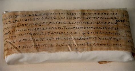 Mummy Linen Inscribed with Portion of the Book of the Dead (Illustration) - World History ...