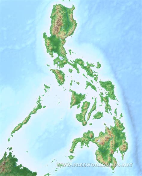 Philippines Physical Map