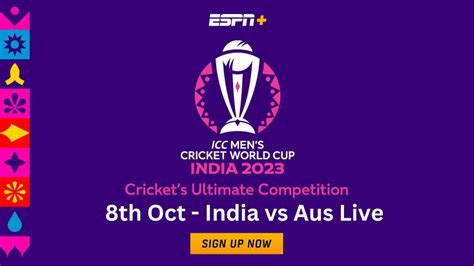 ICC Cricket World Cup India vs Australia (Where to watch in USA)