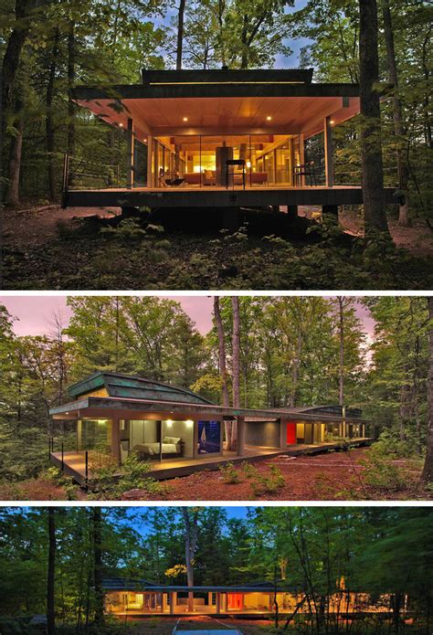 18 Modern Houses In The Forest