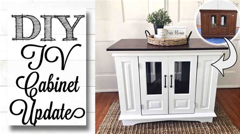 DIY TV Cabinet Makeover | Drab to FAB! - YouTube