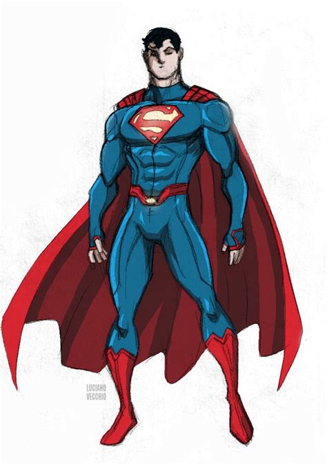 New Superman costume by LucianoVecchio on DeviantArt | Superman costumes, Superman art, Dc ...