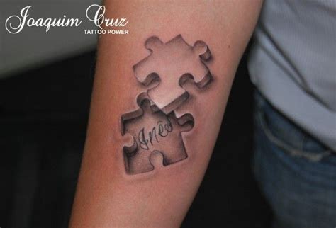 Puzzle piece Creepy Tattoos, Cute Tattoos, New Tattoos, Body Art Tattoos, Sleeve Tattoos, Puzzle ...