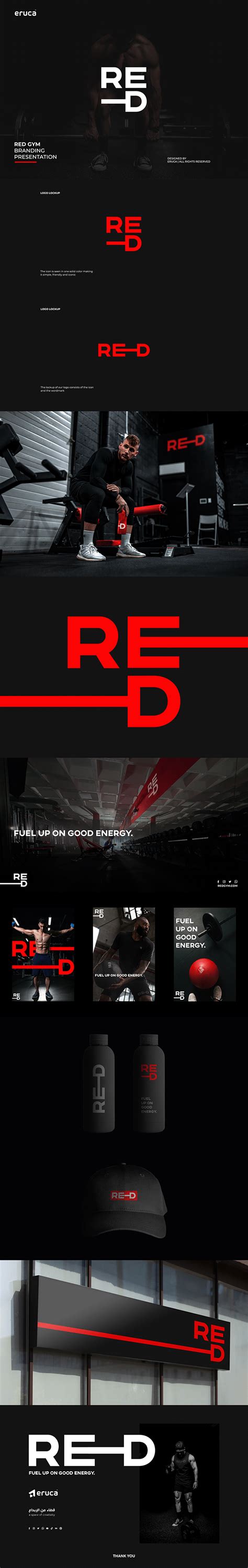 Red Gym | Branding Project on Behance