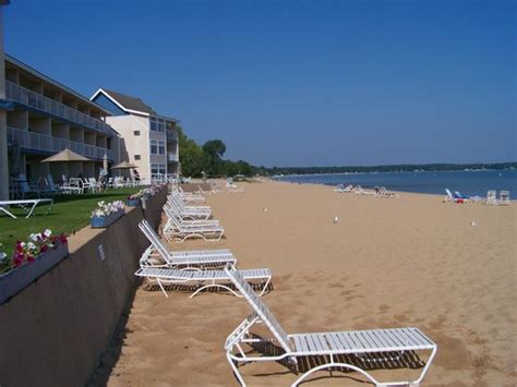 View from beach. - Picture of Pinestead Reef Resort, Traverse City - TripAdvisor