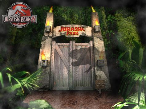 Jurassic Park Wallpaper - Jurassic Park Gate Gif - 800x600 Wallpaper ...